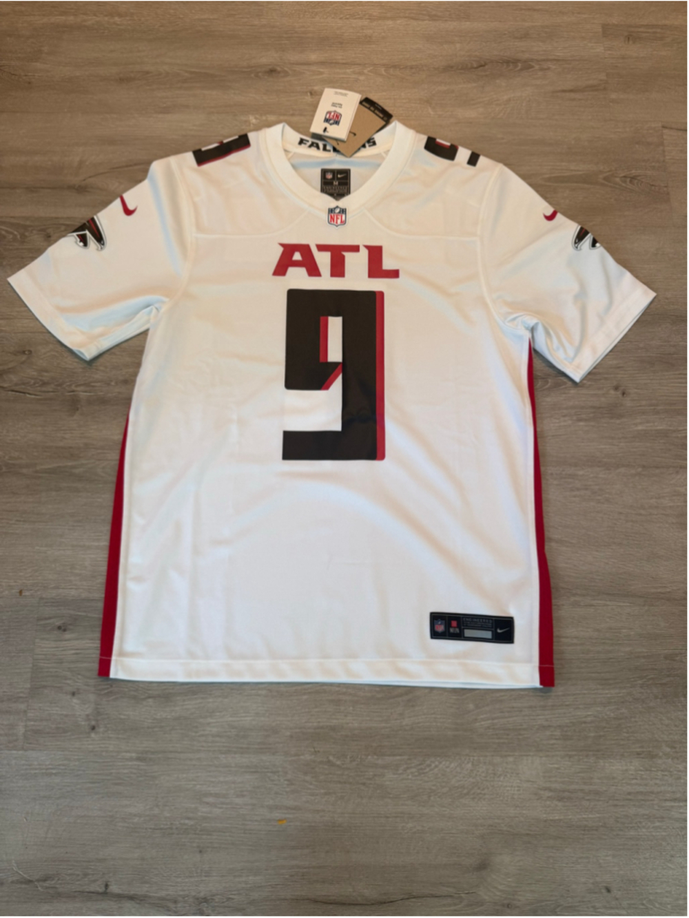 Men's Nike Atlanta Falcons Penix Jr. Jersey Size M White Black